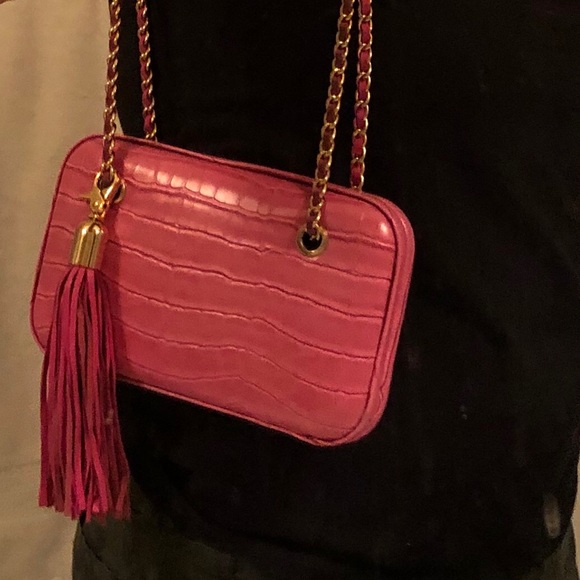 BCBG Maxazria Pink leather evening bag💕💕 - Picture 2 of 8